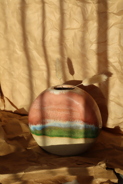 strawberry matcha vase