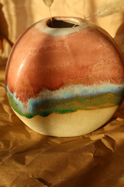 strawberry matcha vase